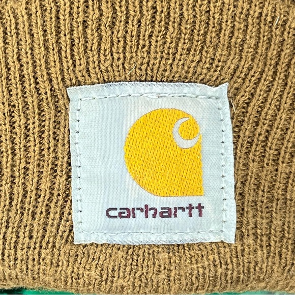 Carhartt Knit Beanie Winter Hat-Brown-Snow-Boho-Bohemian-Casual-Classic-Outdoor - Picture 3 of 8